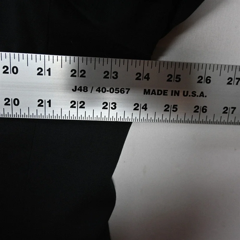Pronto Uomo 46R Black Superfine 100% Wool Mens Blazer Sport Coat‎ Jacket
